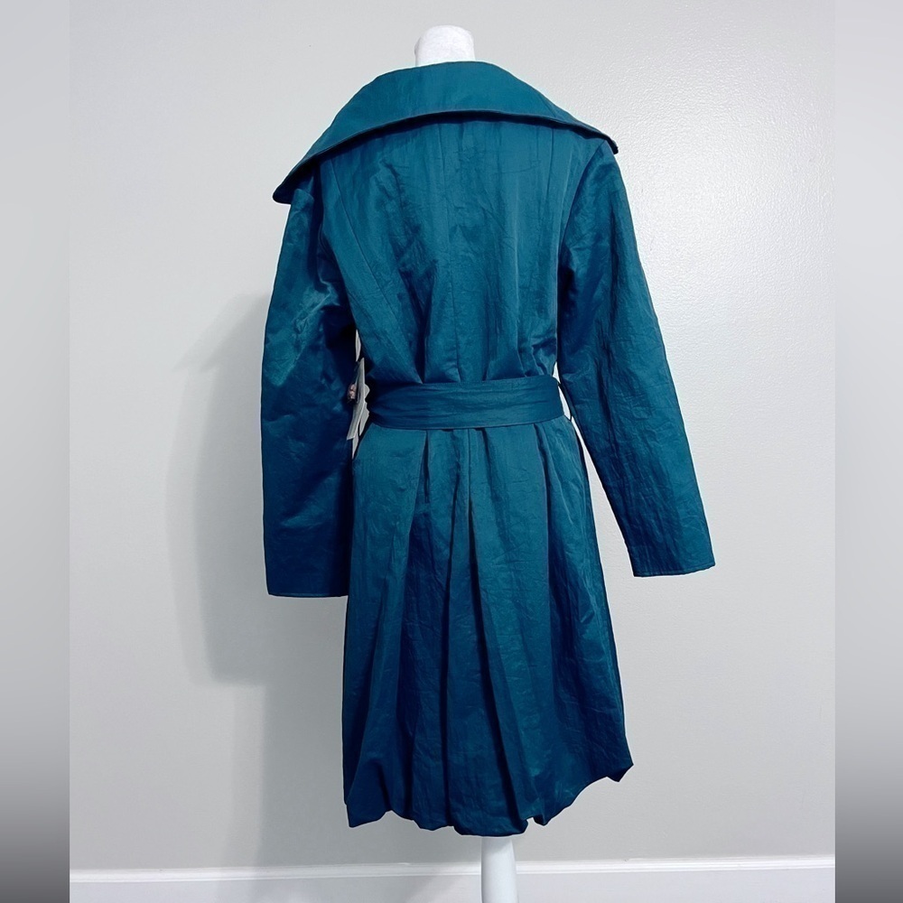 Samuel Dong New! Rare Iconic Ruffle Belted Coat - Picture 3 of 8